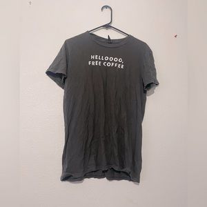 Gray Starbucks T Shirt
